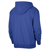 Men's Nike Blue Dallas Mavericks Authentic Performance Pullover Hoodie