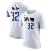 Men's Nike Cooper Flagg White Dallas Mavericks 2025 NBA Draft First Round Pick Association Edition Name & Number T-Shirt