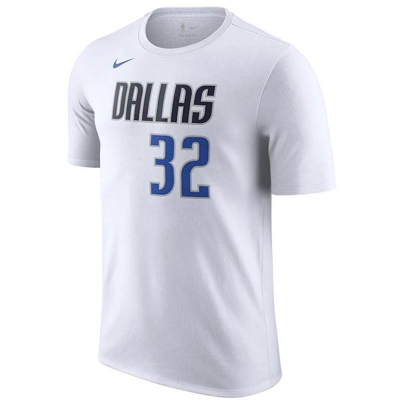 T-shirt Nike Cooper Flagg blanc pour homme, Dallas Mavericks, choix de premier tour la draft NBA 2025, édition Association, nom et numéro