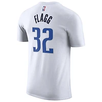 Men's Nike Cooper Flagg White Dallas Mavericks 2025 NBA Draft First Round Pick Association Edition Name & Number T-Shirt