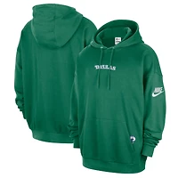Men's Nike Green Dallas Mavericks Classic Edition Hardwood Classics Premium Club Heavyweight Fleece Hoodie