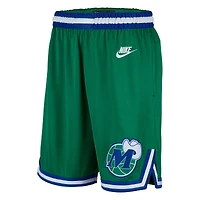 Short Nike vert Dallas Mavericks Classic Edition Hardwood Classics Swingman pour homme