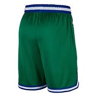 Short Nike vert Dallas Mavericks Classic Edition Hardwood Classics Swingman pour homme
