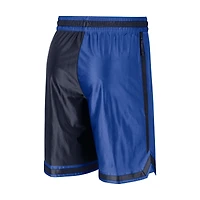 Men's Nike Navy/Blue Dallas Mavericks Courtside Versus Force Split DNA Performance Shorts
