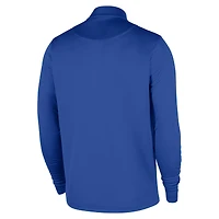 Men's Nike Royal Dallas Mavericks 2025/26 Authentic Coaches Quarter-Zip Dri-Fit Top