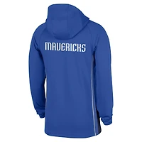 Veste à capuche Nike Royal Dallas Mavericks Authentic On Court Zone Quarter-Zip Dri-FIT pour homme