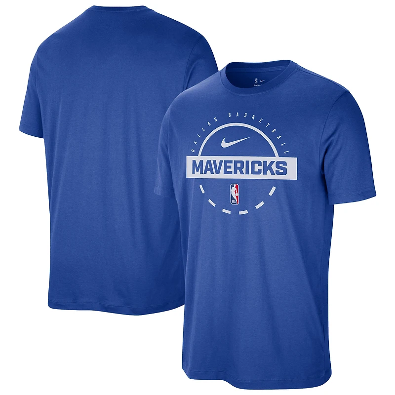 Men's Nike Royal Dallas Mavericks Authentic Practice T-Shirt