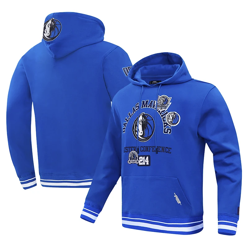 Men's Pro Standard Blue Dallas Mavericks Area Code Pullover Hoodie
