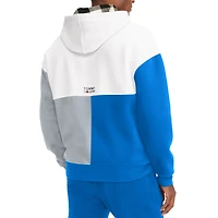 Sweat à capuche Tommy Jeans Andrew Split des Dallas Mavericks pour homme, blanc/royal