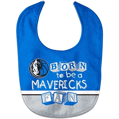 Bavoir pour bébé WinCraft Dallas Mavericks « Né pour être fan » - Nouveau-né et nourrisson