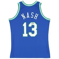 Steve Nash Dallas Mavericks Autographed Mitchell & Ness Blue 1998-99 Authentic Jersey
