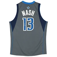 Steve Nash Dallas Mavericks Autographed Mitchell & Ness Grey 2003-04 Authentic Jersey