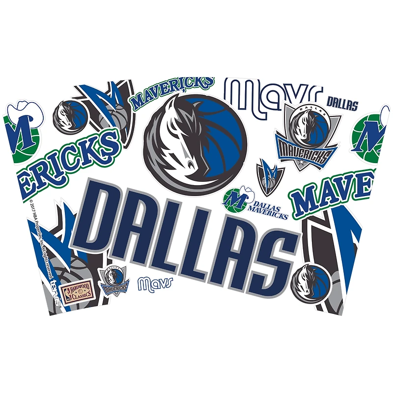 V110871 MAVS 16oz Classique NBA 4 PACK CUPPLA4PK