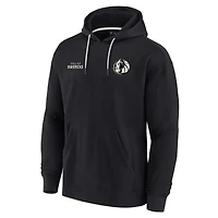 Unisex Fanatics Black Dallas Mavericks Elements Super Soft Fleece Pullover Hoodie
