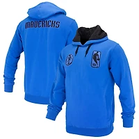 Sweat à capuche unisexe FISLL Royal Dallas Mavericks Logoman Shadow Collection