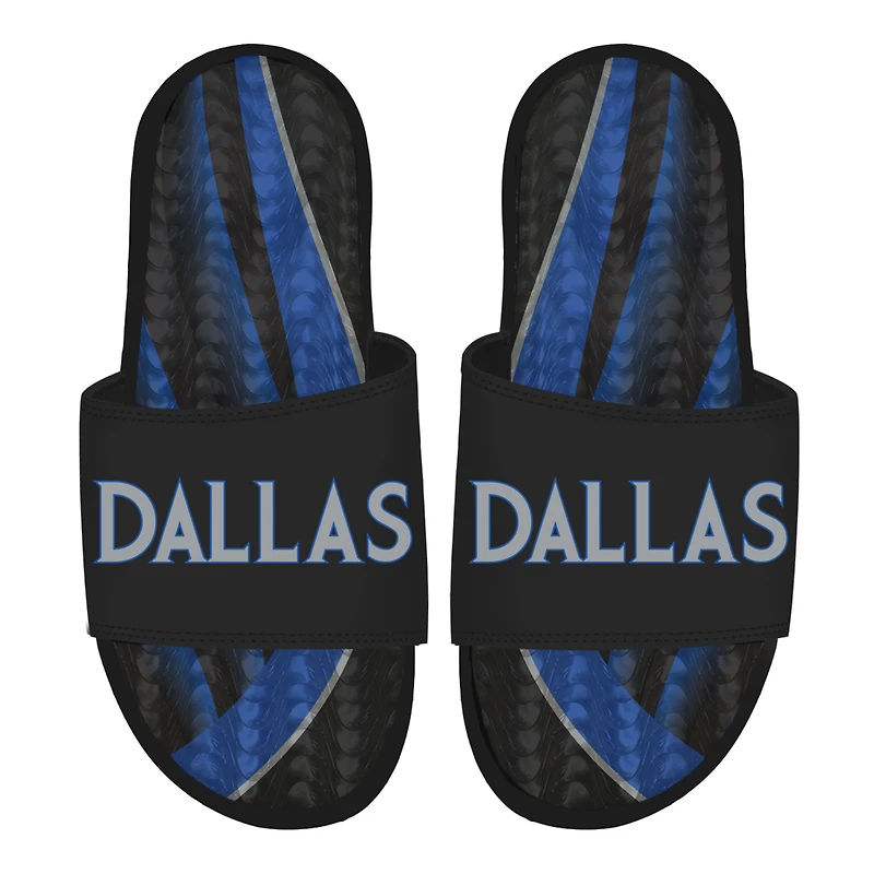 Unisex ISlide Black Dallas Mavericks 2025/26 City Edition Gel Slide Sandals