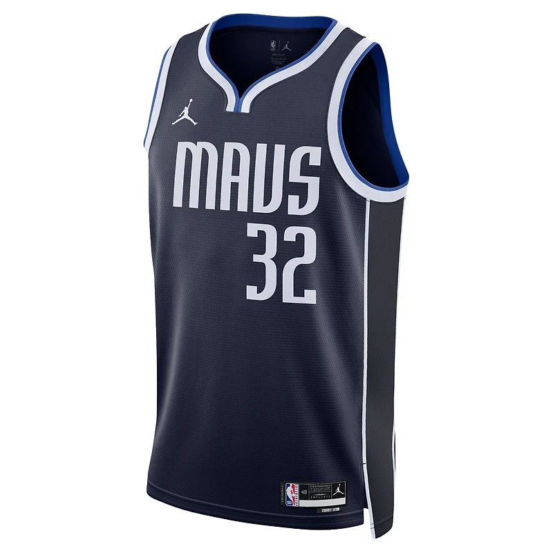 Unisex Jordan Brand Cooper Flagg Navy Dallas Mavericks Swingman Jersey - Statement Edition