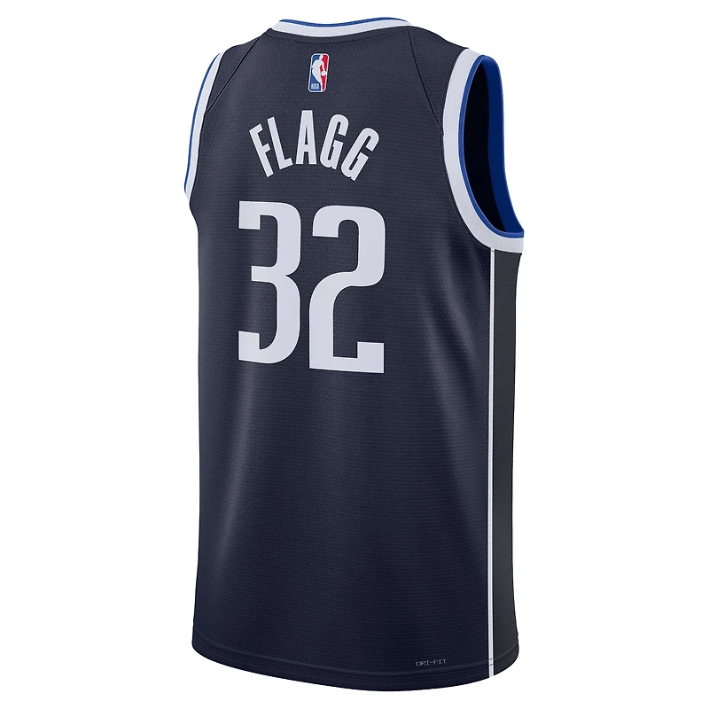 Unisex Jordan Brand Cooper Flagg Navy Dallas Mavericks Swingman Jersey - Statement Edition