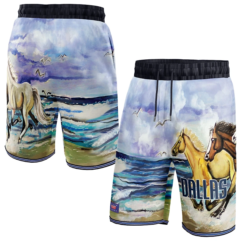 Short unisexe NBA & KidSuper Studios by Fanatics Dallas Mavericks Hometown bleu