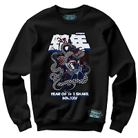 Sweat-shirt unisexe NBALab x Hyperfly Black Dallas Mavericks Year of the Snake Lunar New Collection