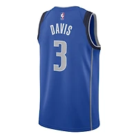 Unisex Nike Anthony Davis Blue Dallas Mavericks Swingman Player Jersey - Icon Edition