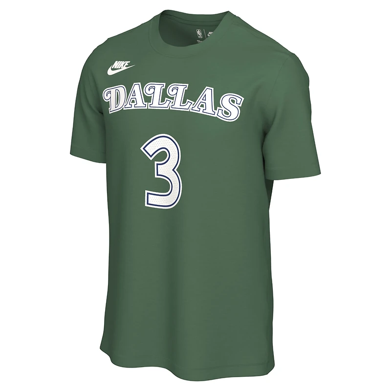 T-shirt Nike unisexe vert Anthony Davis Dallas Mavericks avec nom et numéro - Édition classique