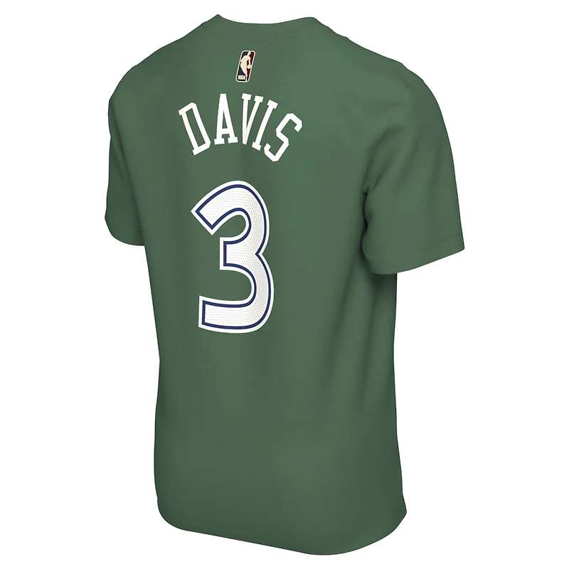 Unisex Nike Anthony Davis Green Dallas Mavericks Name & Number T-Shirt - Classic Edition