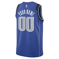 Unisex Nike Blue Dallas Mavericks Custom Swingman Jersey - Icon Edition