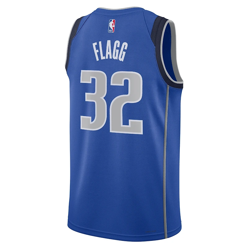 Maillot Nike Cooper Flagg Swingman unisexe bleu des Dallas Mavericks, choix de premier tour la draft NBA 2025 - Édition Icon