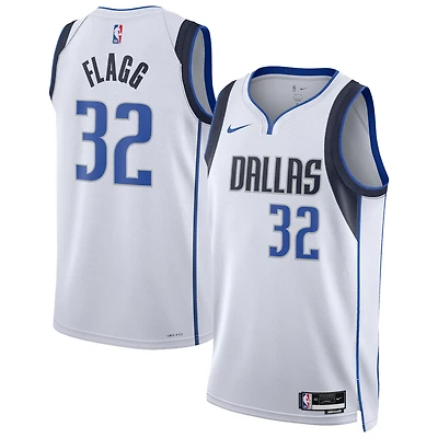 Unisex Nike Cooper Flagg White Dallas Mavericks Swingman Player Jersey - Association Edition