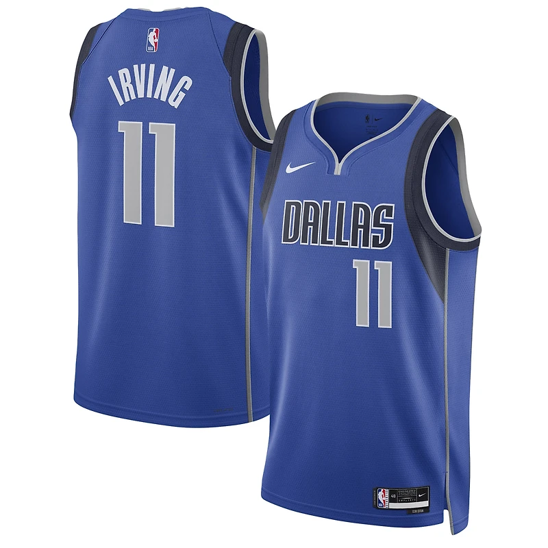 Maillot Nike Kyrie Irving Swingman Dallas Mavericks bleu unisexe - Édition Icon