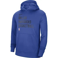 Unisex Nike Royal Dallas Mavericks 2023/24 Performance Spotlight On-Court Practice Pullover Hoodie