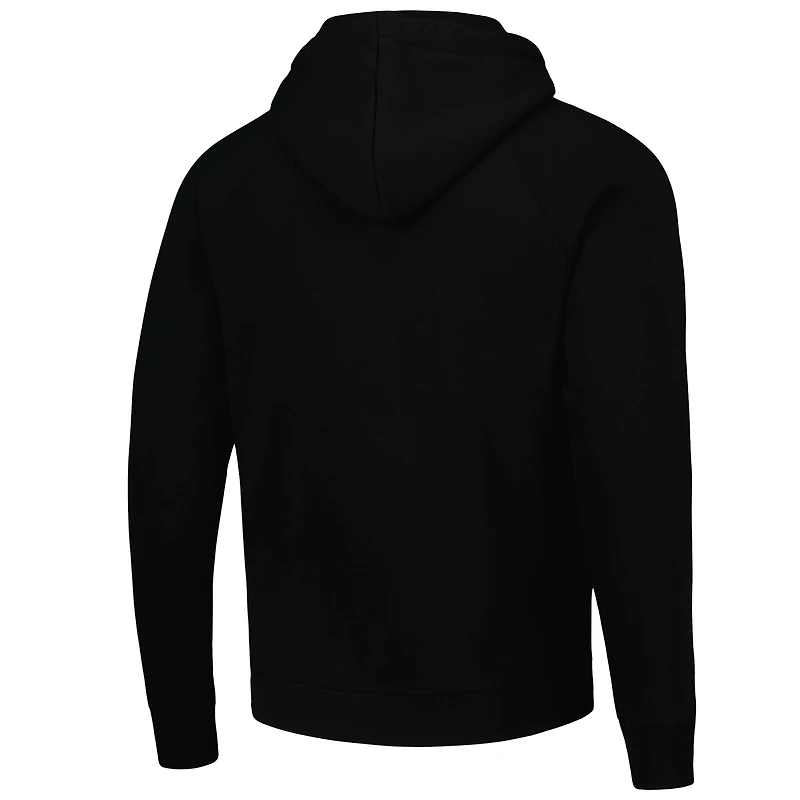 Sweat à capuche unisexe Sportiqe bleu marine Dallas Mavericks Olsen Raglan Tri-Blend Pullover