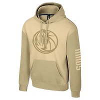 Unisex Stadium Essentials Khaki Dallas Mavericks Rafters Burst Hoodie