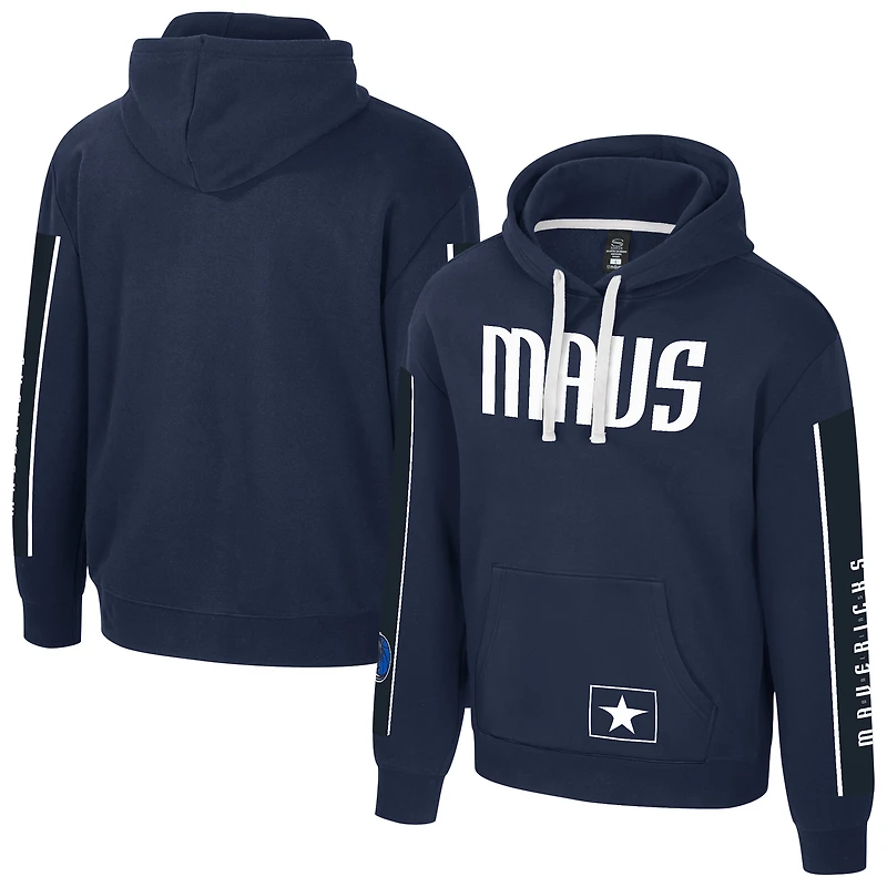 Sweat à capuche unisexe Stadium Essentials bleu marine Dallas Mavericks City Star