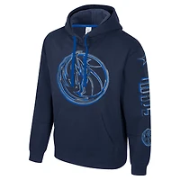 Sweat à capuche unisexe Stadium Essentials bleu marine des Dallas Mavericks Elementized