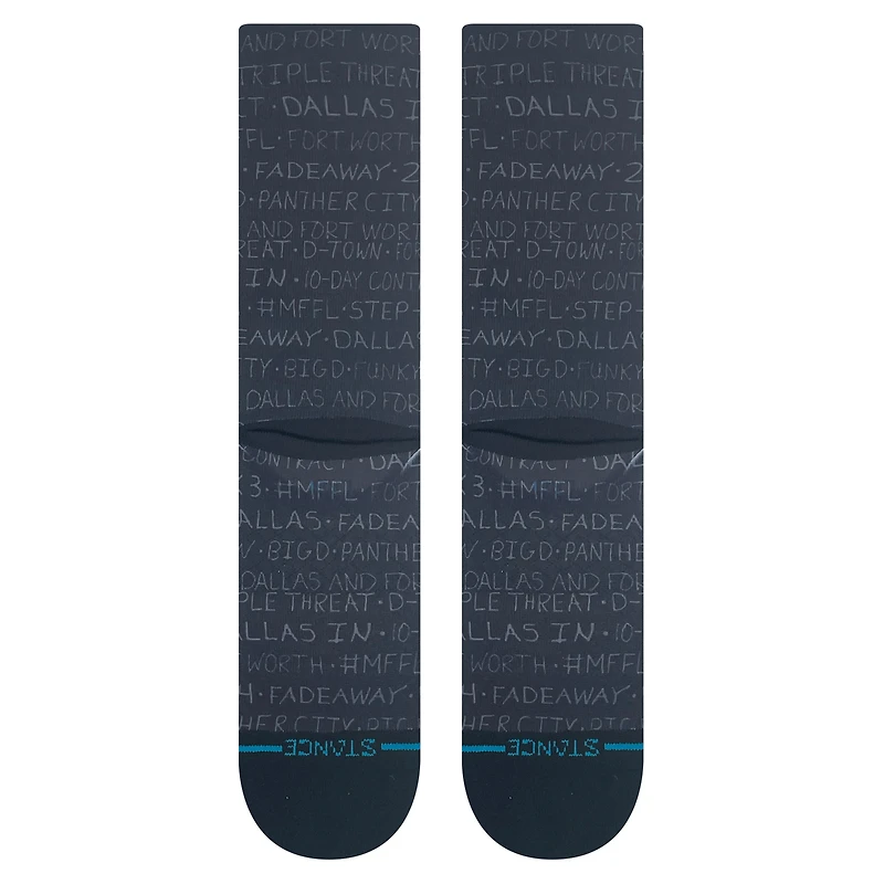 Chaussettes unisexe Stance Dallas Mavericks 2023/24 City Edition