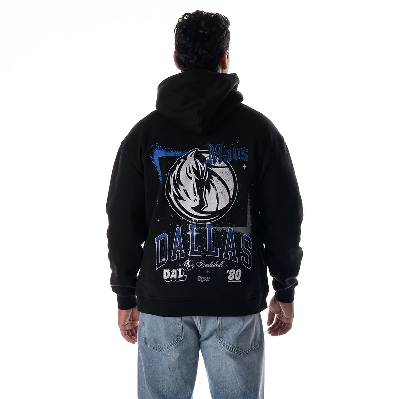 Unisex The Wild Collective Black Dallas Mavericks Splatter Premium Hoodie