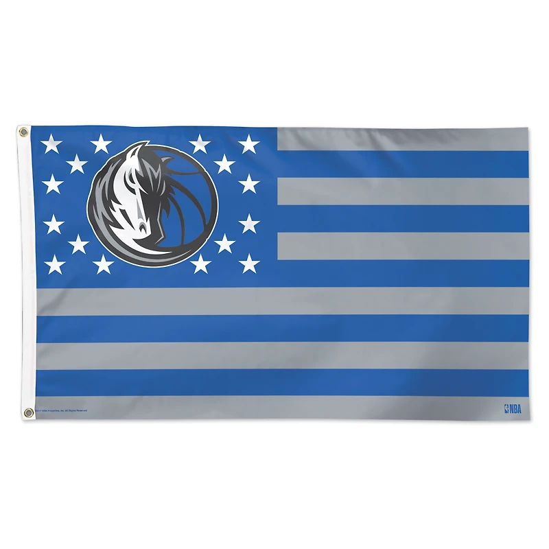 WinCraft Dallas Mavericks 3' x 5' Single-Sided Deluxe Patriotic Americana Flag