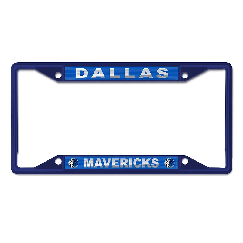 Cadre de plaque d'immatriculation couleur chrome WinCraft Dallas Mavericks