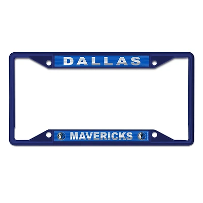Cadre de plaque d'immatriculation couleur chrome WinCraft Dallas Mavericks