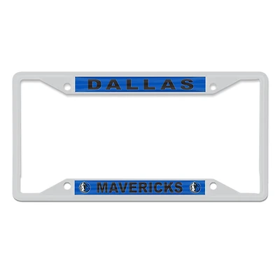 Cadre de plaque d'immatriculation en métal WinCraft Dallas Mavericks