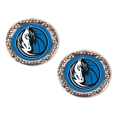 WinCraft Dallas Mavericks Round Team Post Earring