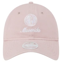 Women's New Era  Pink Dallas Mavericks Gameday Preppy 9TWENTY Adjustable Hat