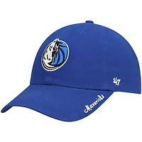 Casquette réglable '47 Dallas Mavericks Miata Clean Up Logo pour femme, bleu