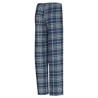 Ensemble de nuit Concepts Sport bleu marine/gris Dallas Mavericks Vector avec haut et pantalon en flanelle