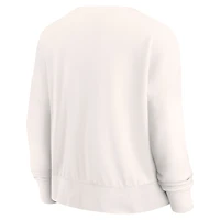 Fanatics Cream Dallas Mavericks pour femmes Close the Game Sweat-shirt à capuche