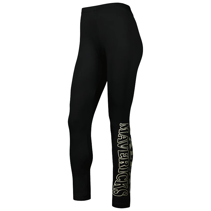 Legging noir Dallas Mavericks Stadium G-III 4Her by Carl Banks pour femmes