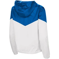 Women's G-III 4Her by Carl Banks Blue/White Dallas Mavericks Shortstop Dewspo Water-Repellent Full-Zip Jacket