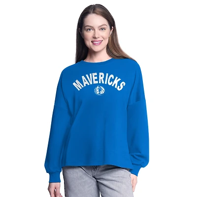 Sweat-shirt à capuche G-III 4Her Royal Dallas Mavericks Athletic pour femme par Carl Banks